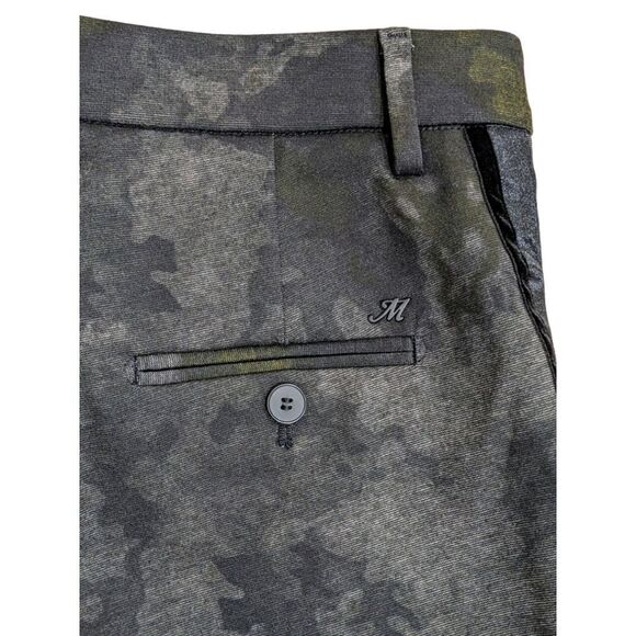 New Maison's Forte Dei Marmi New York Slim Pant Camo Tonal Jacquard Size EU 36 - Picture 8 of 12
